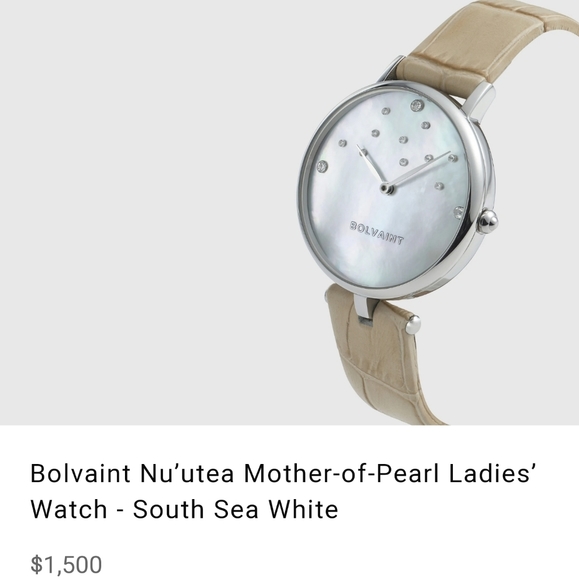 Bolvaint Nu’utea Mother-of-Pearl Ladies’ Watch - South Sea White - Picture 2 of 4